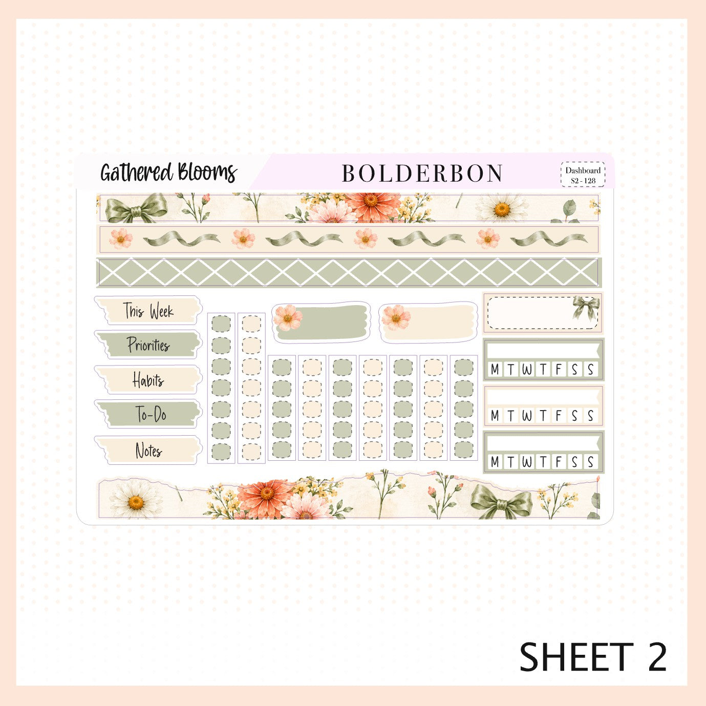 Gathered Blooms • 7x9 EC Dashboard