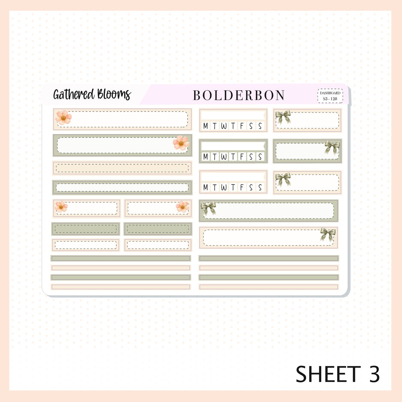 Gathered Blooms • 7x9 EC Dashboard