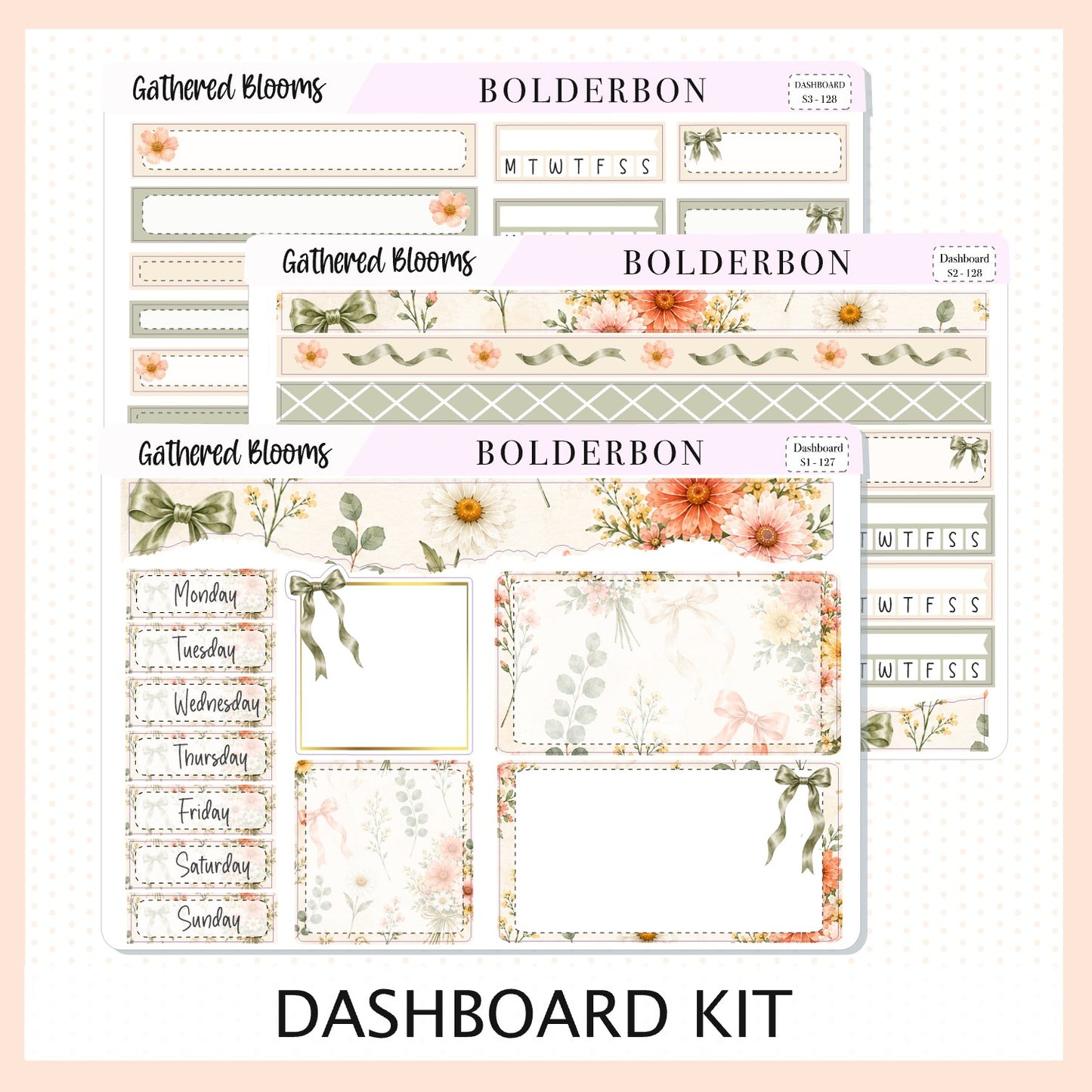 Gathered Blooms • 7x9 EC Dashboard