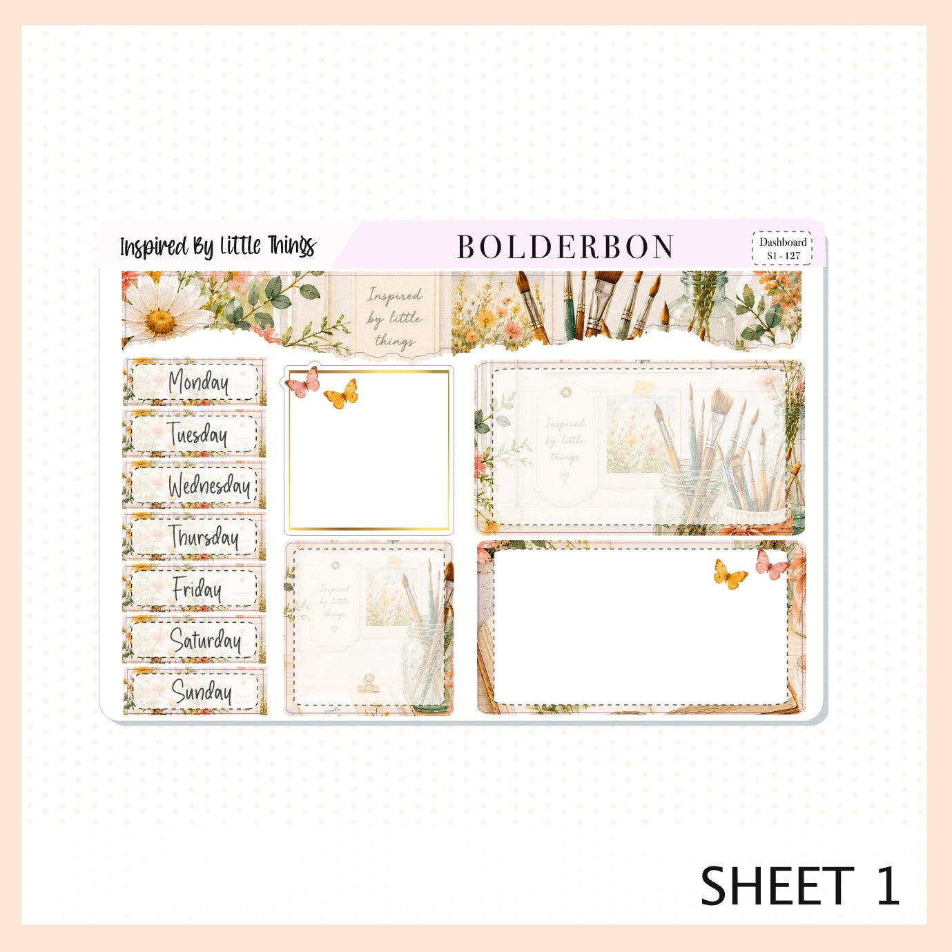 Inspired By Little Things • 7x9 EC Dashboard