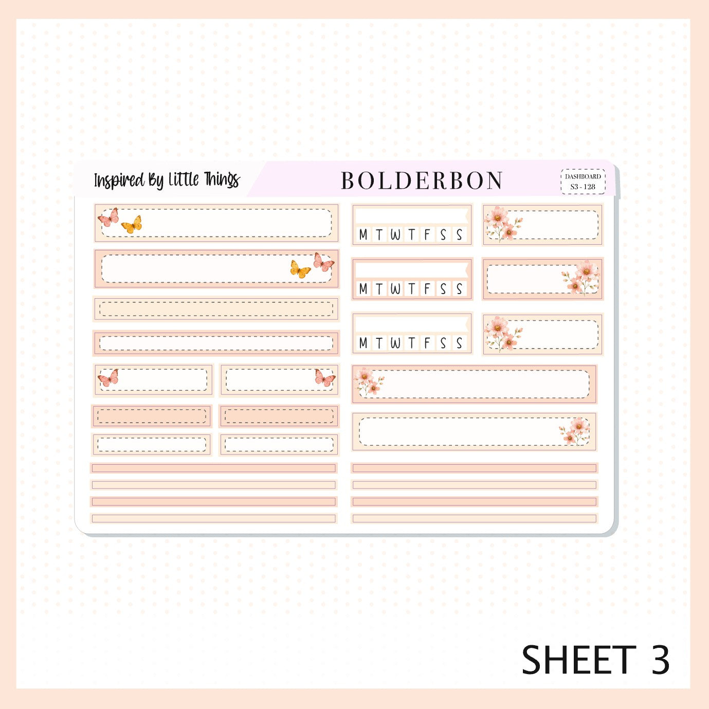 Inspired By Little Things • 7x9 EC Dashboard