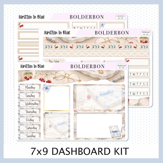 Written In Blue • 7x9 EC Dashboard
