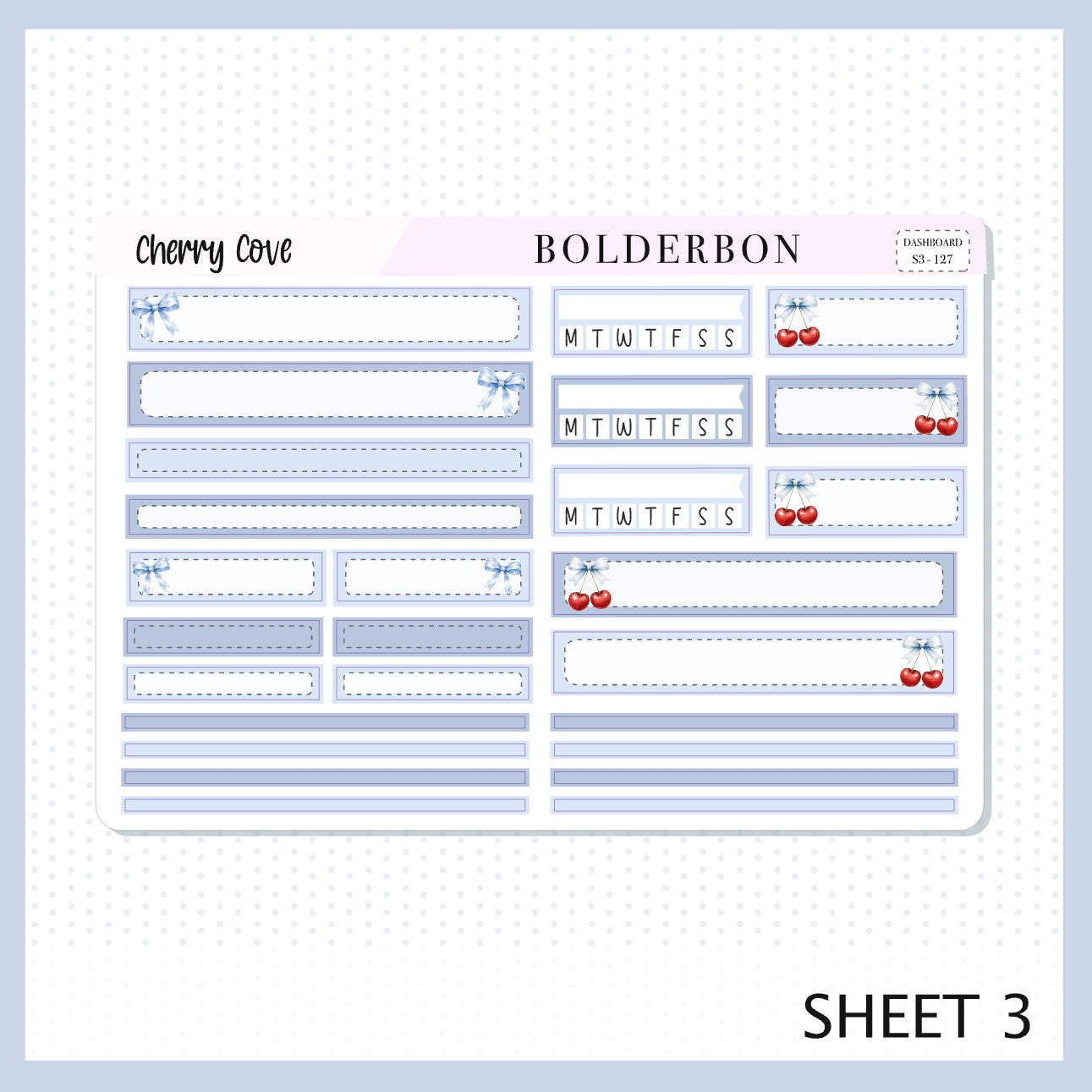 Cherry Cove • 7x9 EC Dashboard