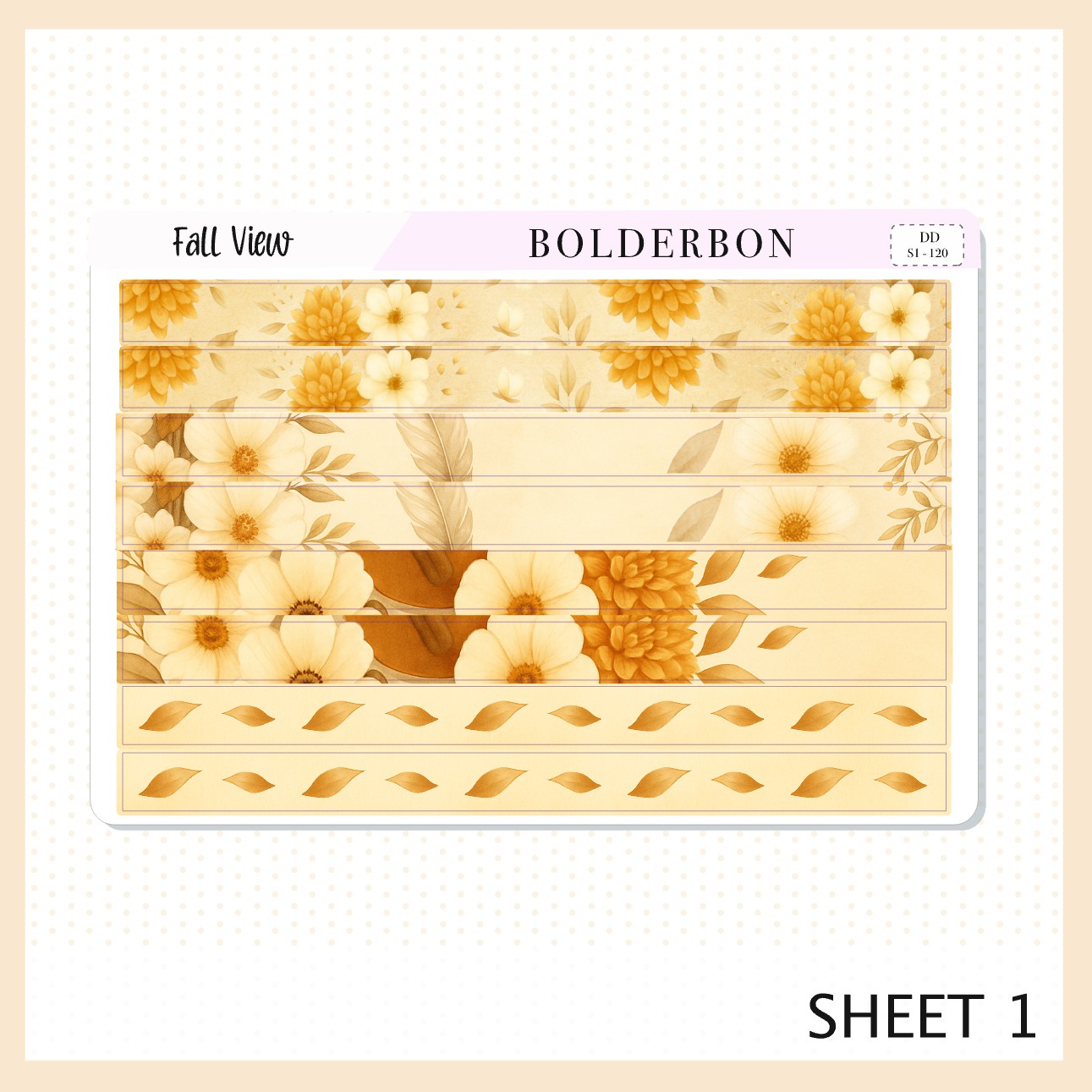 FALL VIEW 7x9 Daily Duo || Planner Sticker Kit for Erin Condren