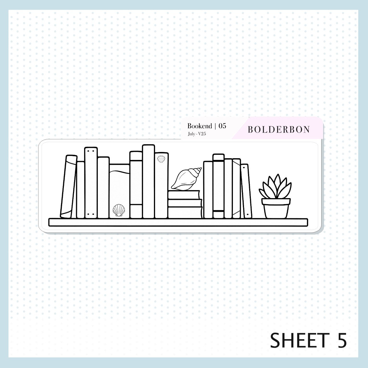 NEW JULY 7x9 Notes Kit ||  2025/2026 Planner Sticker Kit for Erin Condren Planners, Shoreline