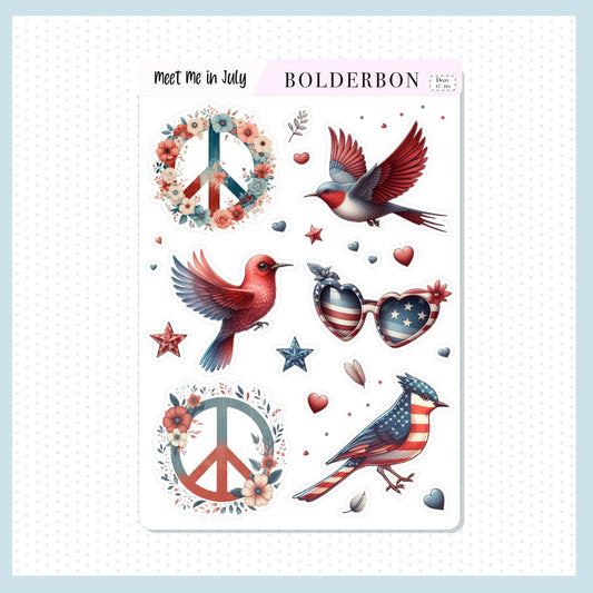 Decorative Journal Stickers || MEET ME IN JULY