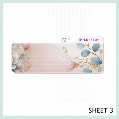 FEBRUARY 7x9 Notes Kit || Planner Sticker Kit for Erin Condren Planners, Timeless Tales