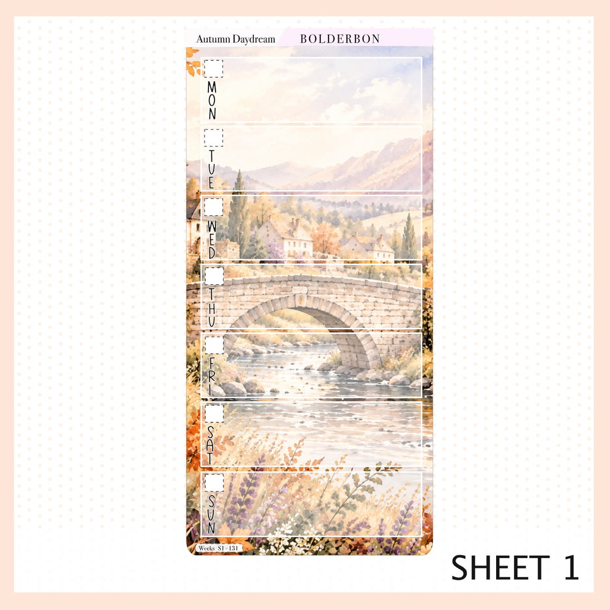 Autumn Daydream • Hobonichi Weeks