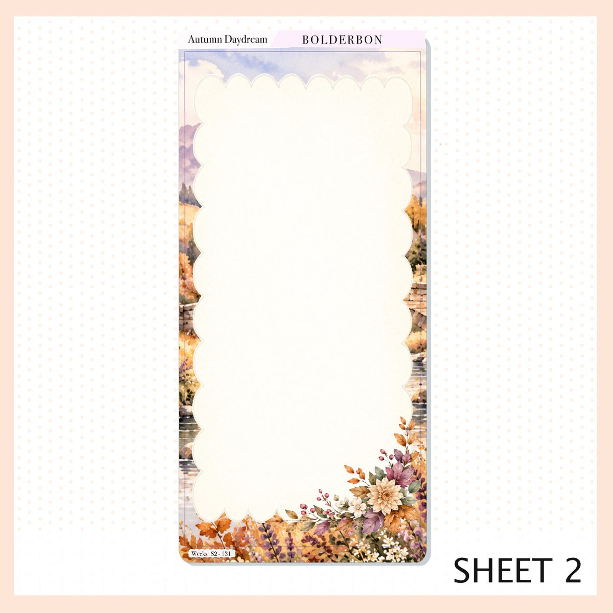 Autumn Daydream • Hobonichi Weeks