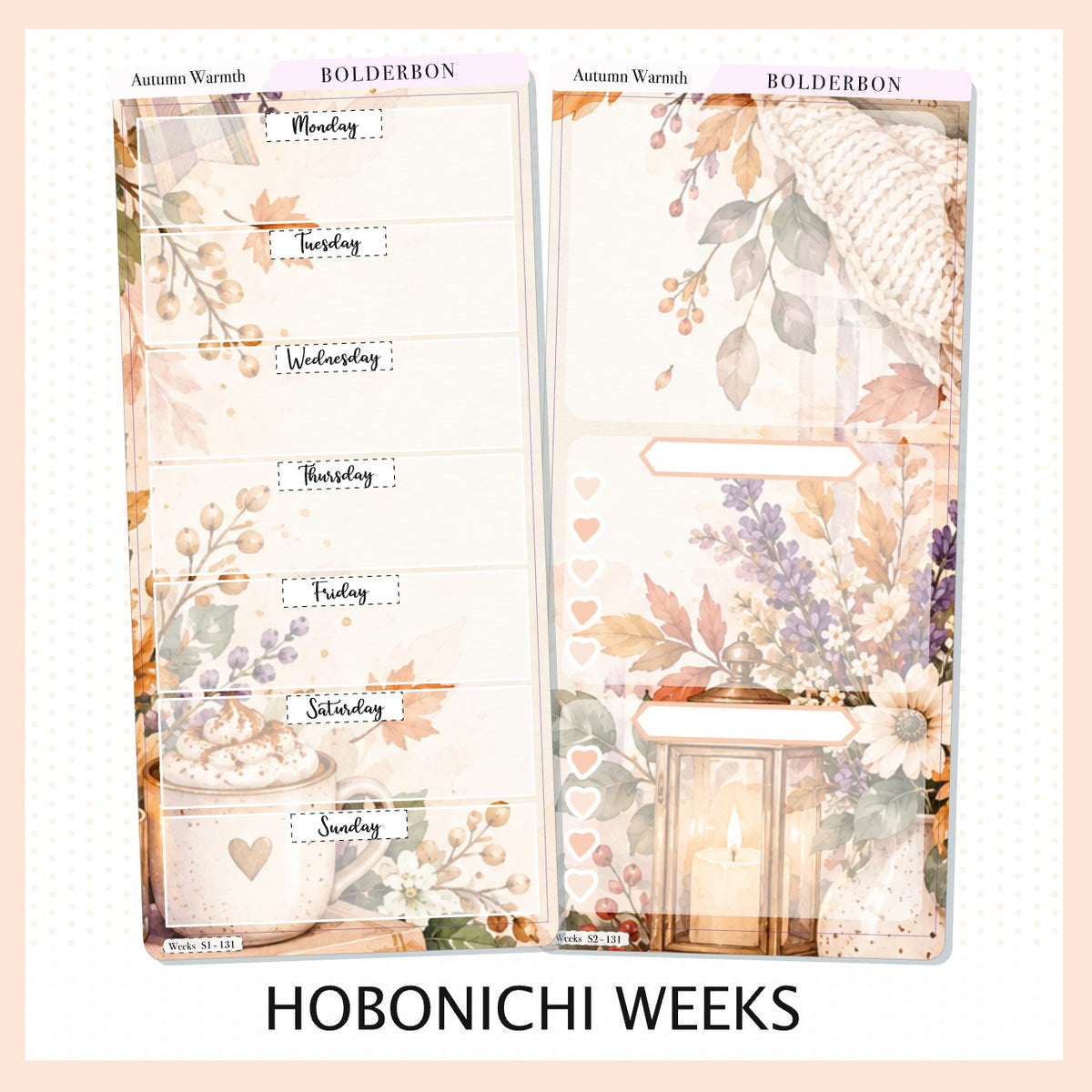 Autumn Warmth • Hobonichi Weeks