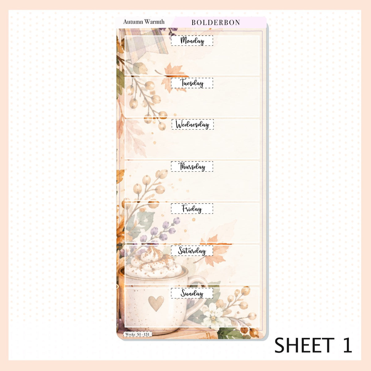 Autumn Warmth • Hobonichi Weeks