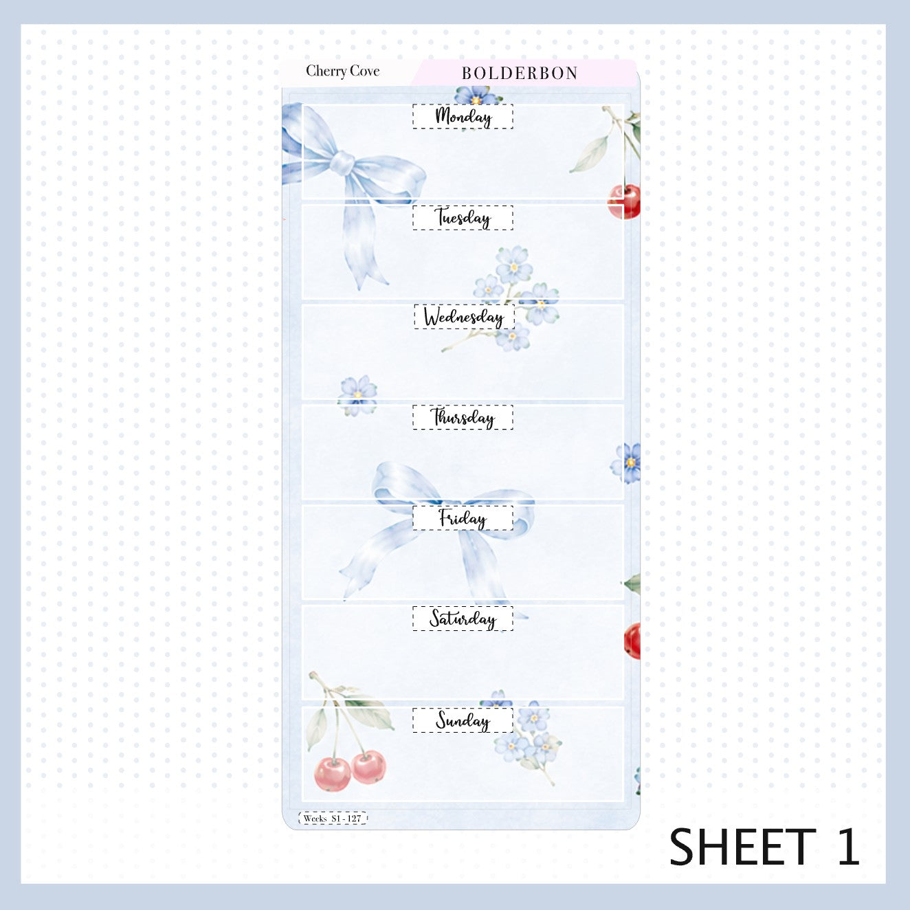 Cherry Cove • Hobonichi Weeks