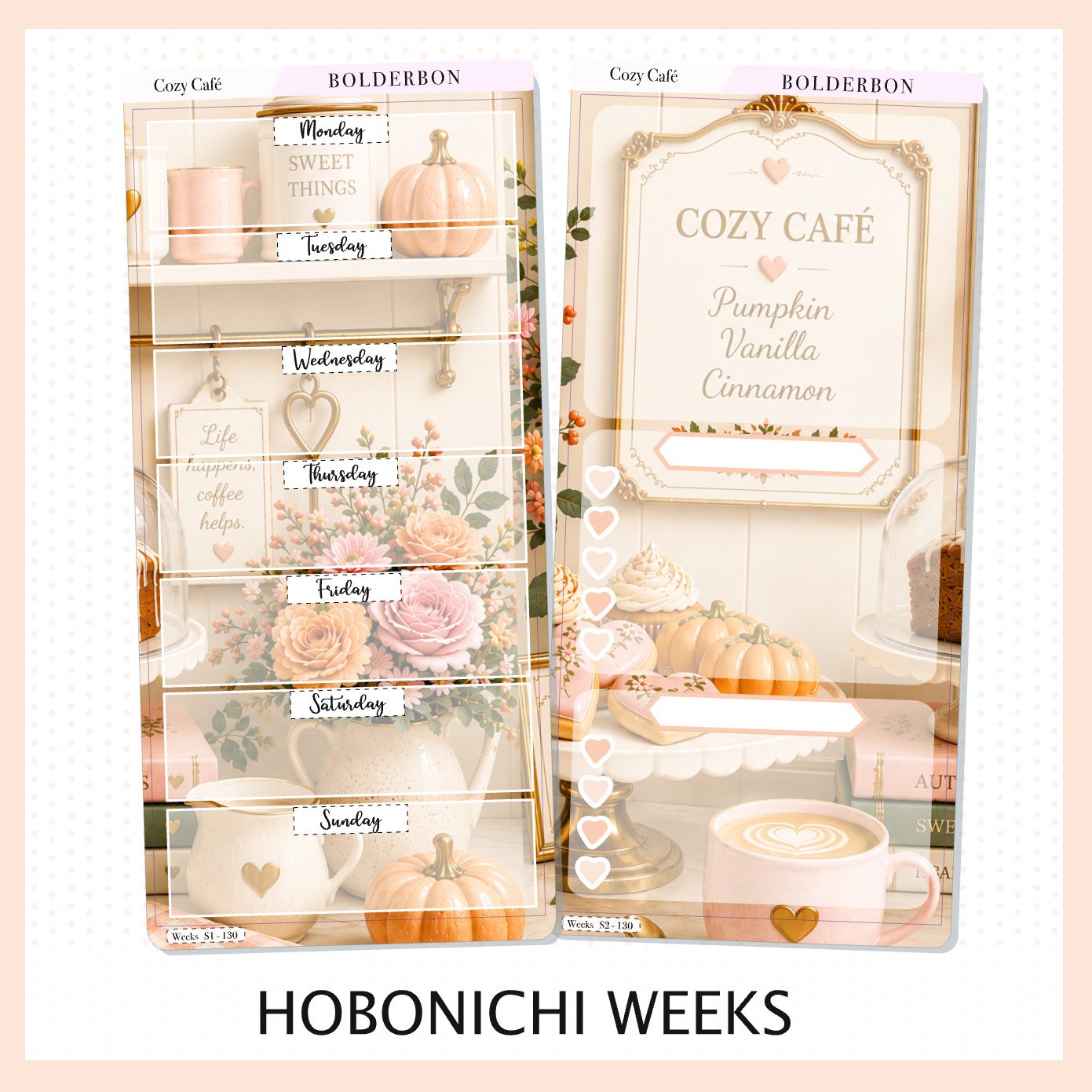 Cozy Cafe • Hobonichi Weeks