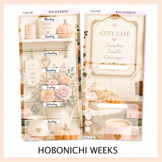 Cozy Cafe • Hobonichi Weeks