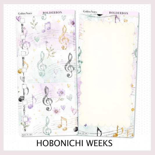 Golden Notes • Hobonichi Weeks