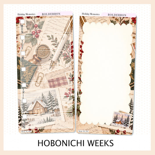 Holiday Memories • Hobonichi Weeks