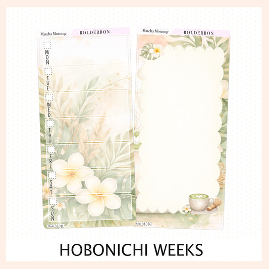 Matcha Morning • Hobonichi Weeks