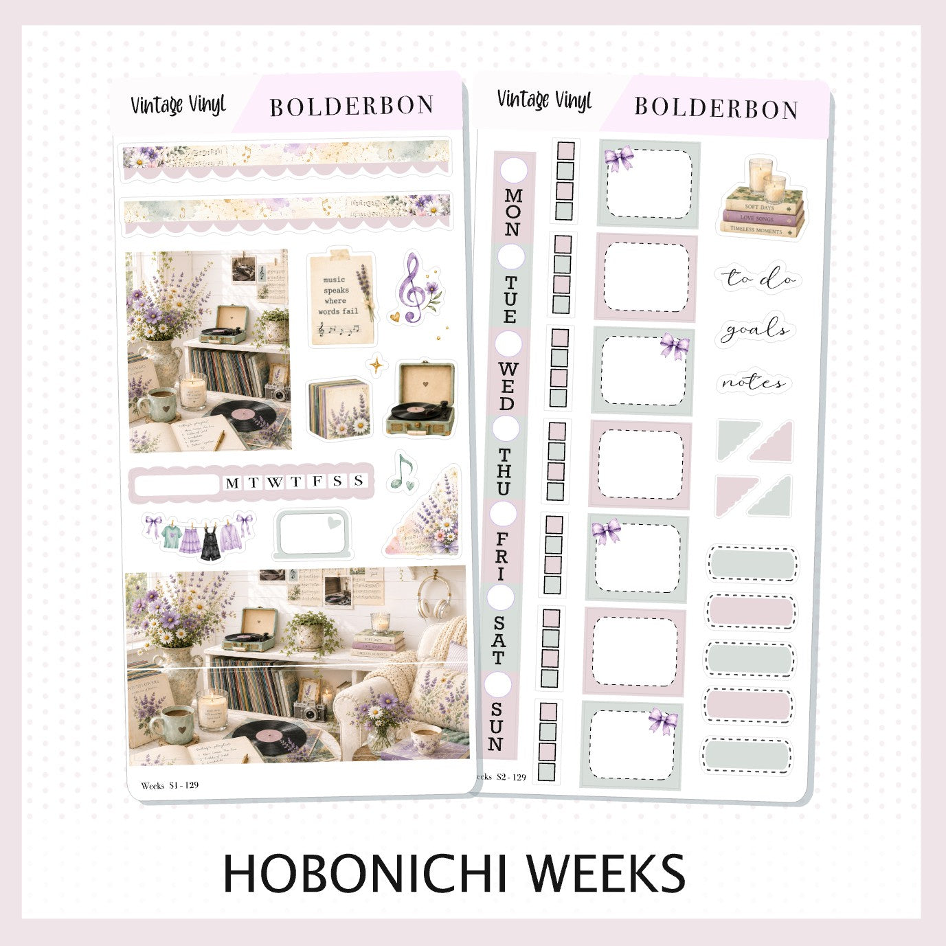 Vintage Vinyl • Hobonichi Weeks