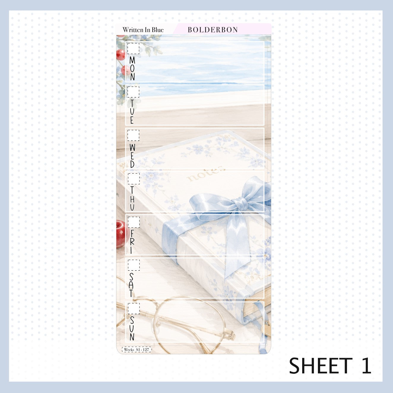 Written In Blue • Hobonichi Weeks