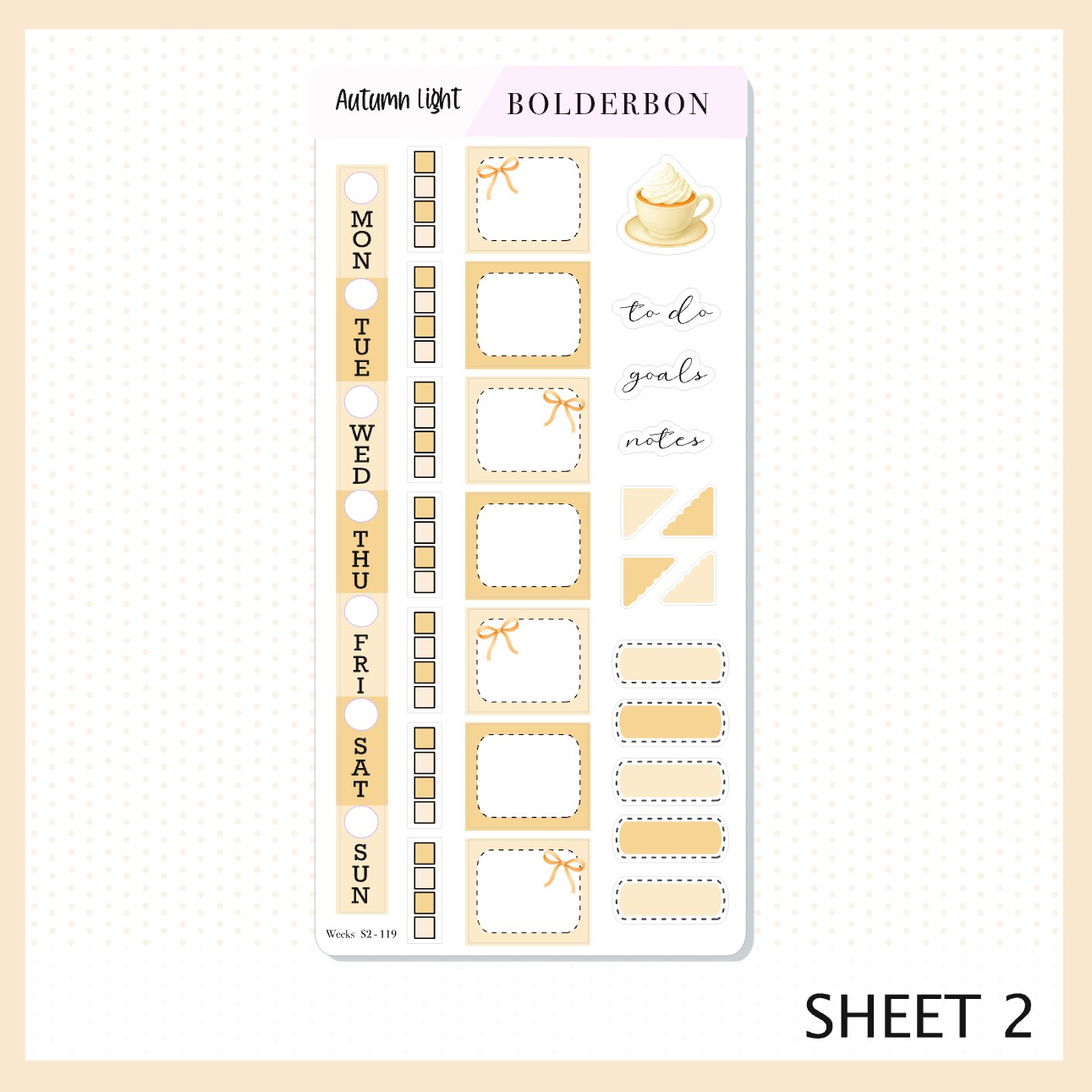 AUTUMN LIGHT Hobonichi Weeks || Cozy Fall Floral Planner Stickers, Autumn Aesthetic Vibe