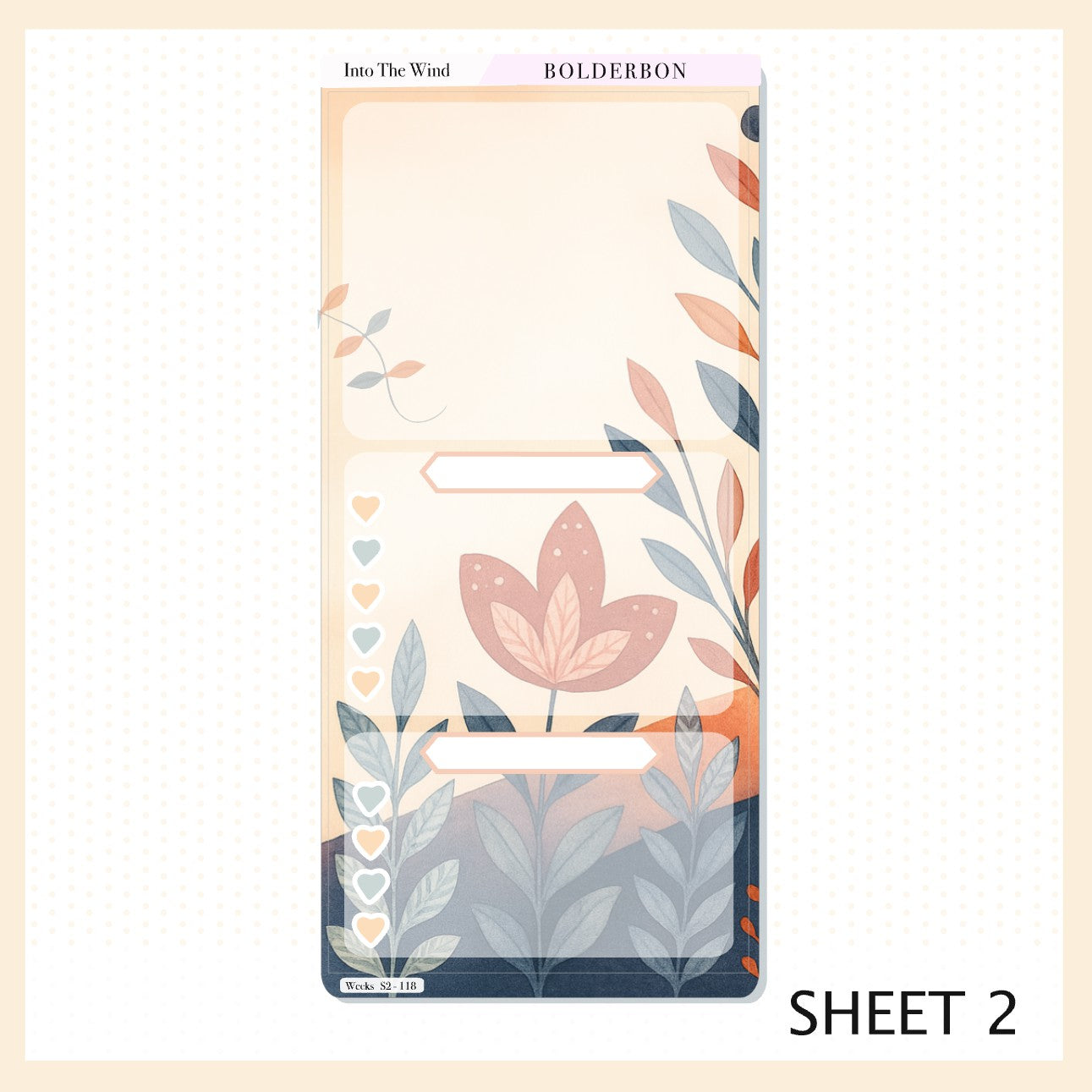 INTO THE WIND Hobonichi Weeks || Whimsical Woodland Aesthetic, Nature Vibe Planner Stickers