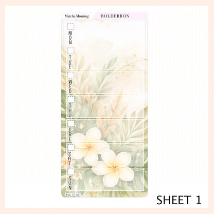 Matcha Morning • Hobonichi Weeks