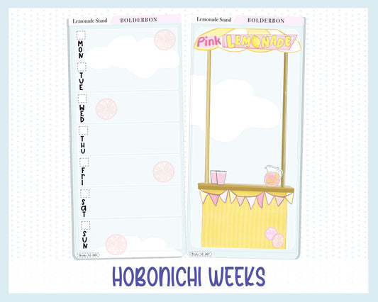 LEMONADE STAND || Hobonichi Weeks Planner Sticker Kit