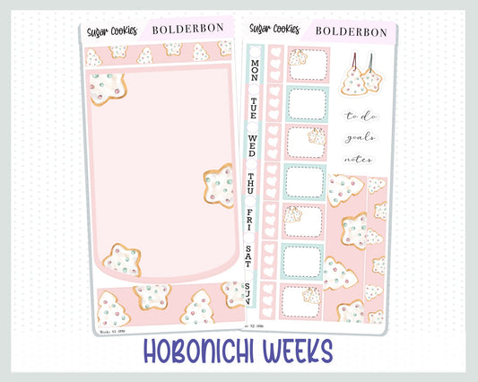 SUGAR COOKIES Hobonichi Weeks || Weekly Planner Sticker Kit