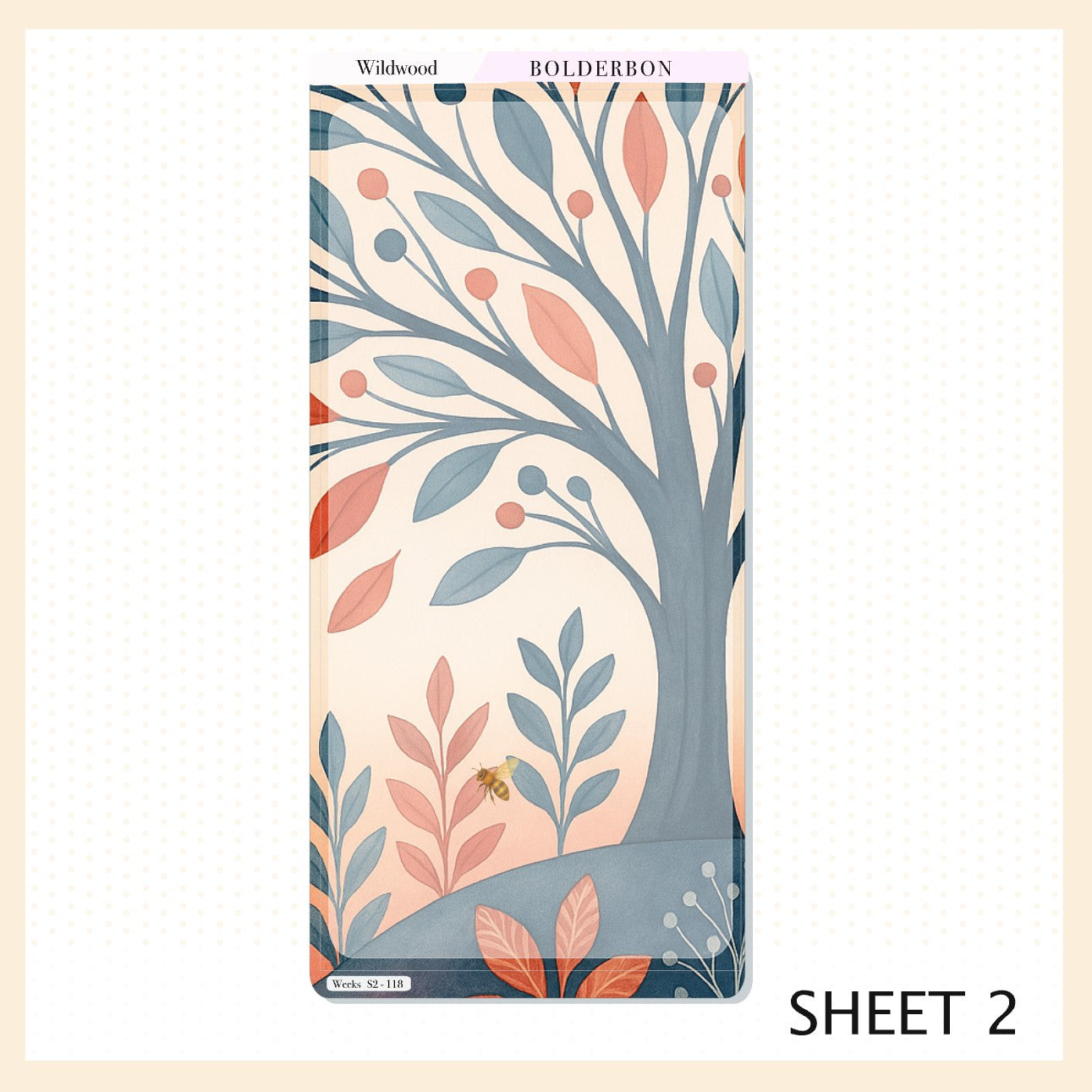 WILDWOOD Hobonichi Weeks || Whimsical Woodland Aesthetic, Nature Vibe Planner Stickers