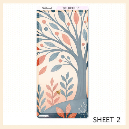 WILDWOOD Hobonichi Weeks || Whimsical Woodland Aesthetic, Nature Vibe Planner Stickers