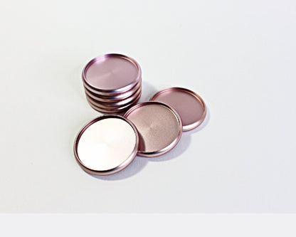 Rose Gold Planner Discs • 1.5 Inch Aluminum