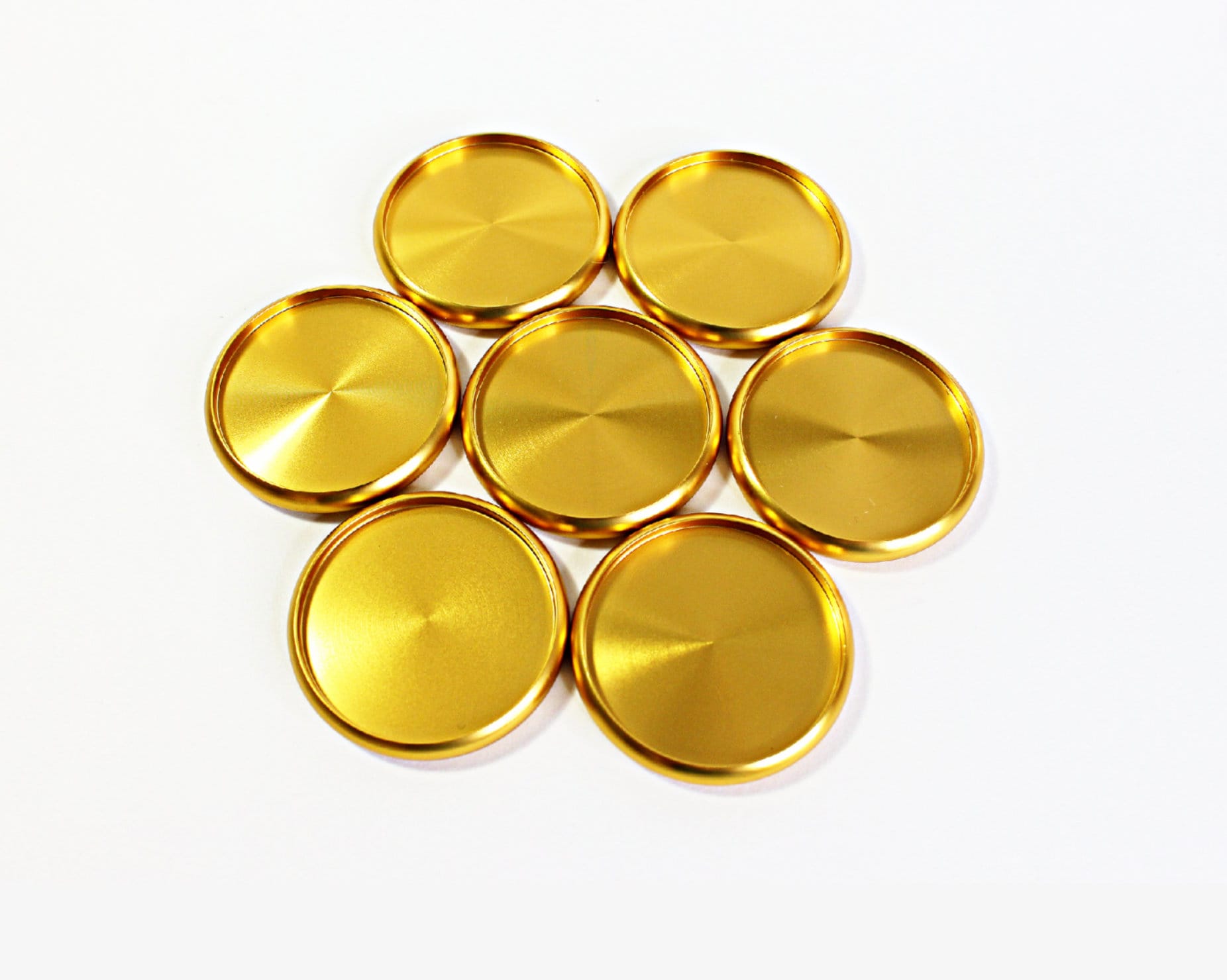 Gold Planner Discs • 1.5 inch Aluminum
