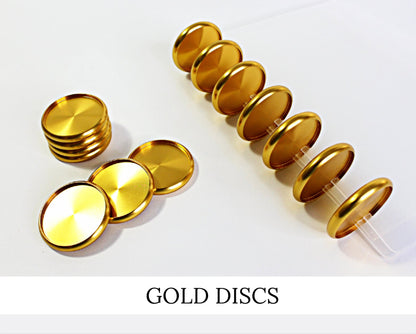 Gold Planner Discs • 1.5 inch Aluminum