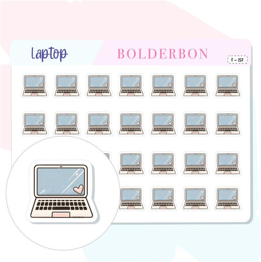 LAPTOP ICON STICKERS || Planner Stickers