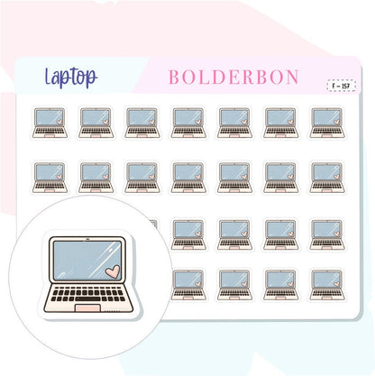 LAPTOP ICON STICKERS || Planner Stickers