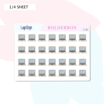 LAPTOP ICON STICKERS || Planner Stickers