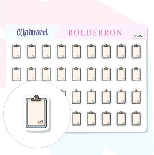 CLIPBOARD ICON STICKERS || Planner Stickers