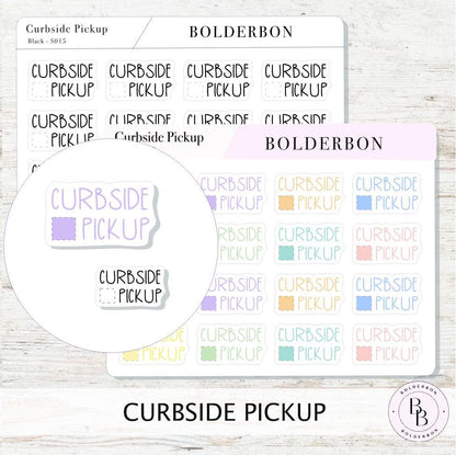 CURBSIDE PICKUP || Cute Planner Stickers