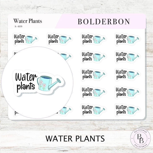 WATER PLANTS || Functional Planner Stickers