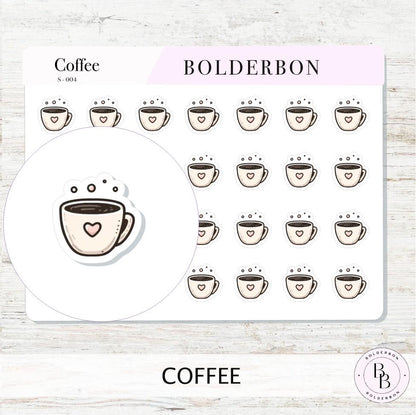 COFFEE Icon Stickers || Planner Stickers