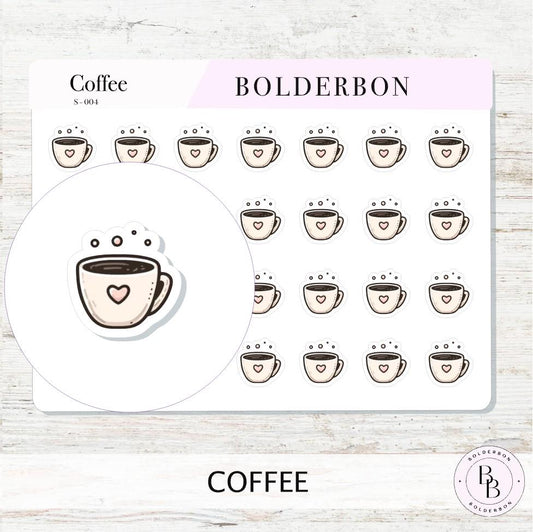 COFFEE Icon Stickers || Planner Stickers