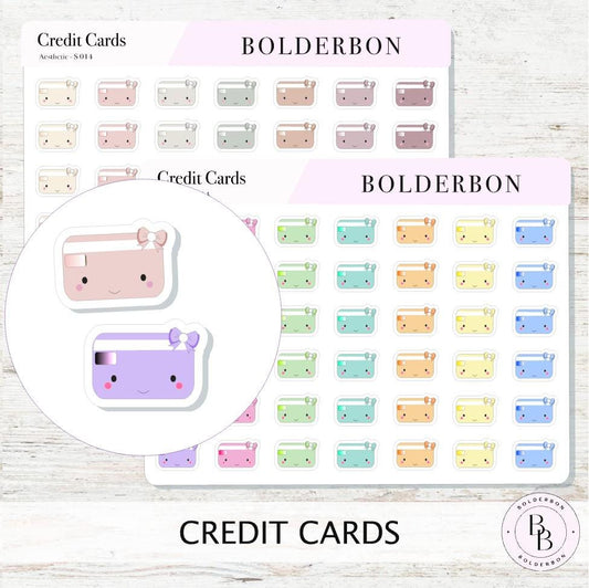 CREDIT CARD || Icon Planner Stickers