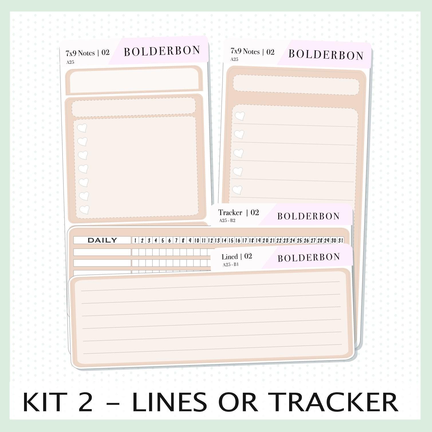 7x9 Notes Kit EC Bouquet || For 2025/2026 Erin Condren Planners • Dashboard • Vertical • Daily Duo • Hourly • Compact Vertical • Horizontal