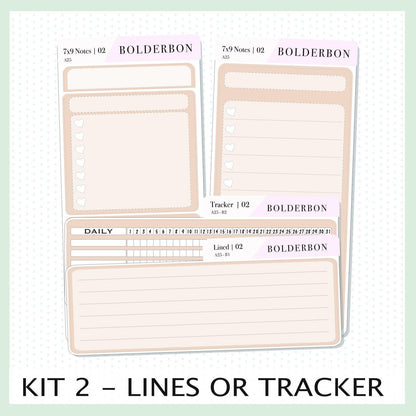 7x9 Notes Kit EC Bouquet || For 2025/2026 Erin Condren Planners • Dashboard • Vertical • Daily Duo • Hourly • Compact Vertical • Horizontal