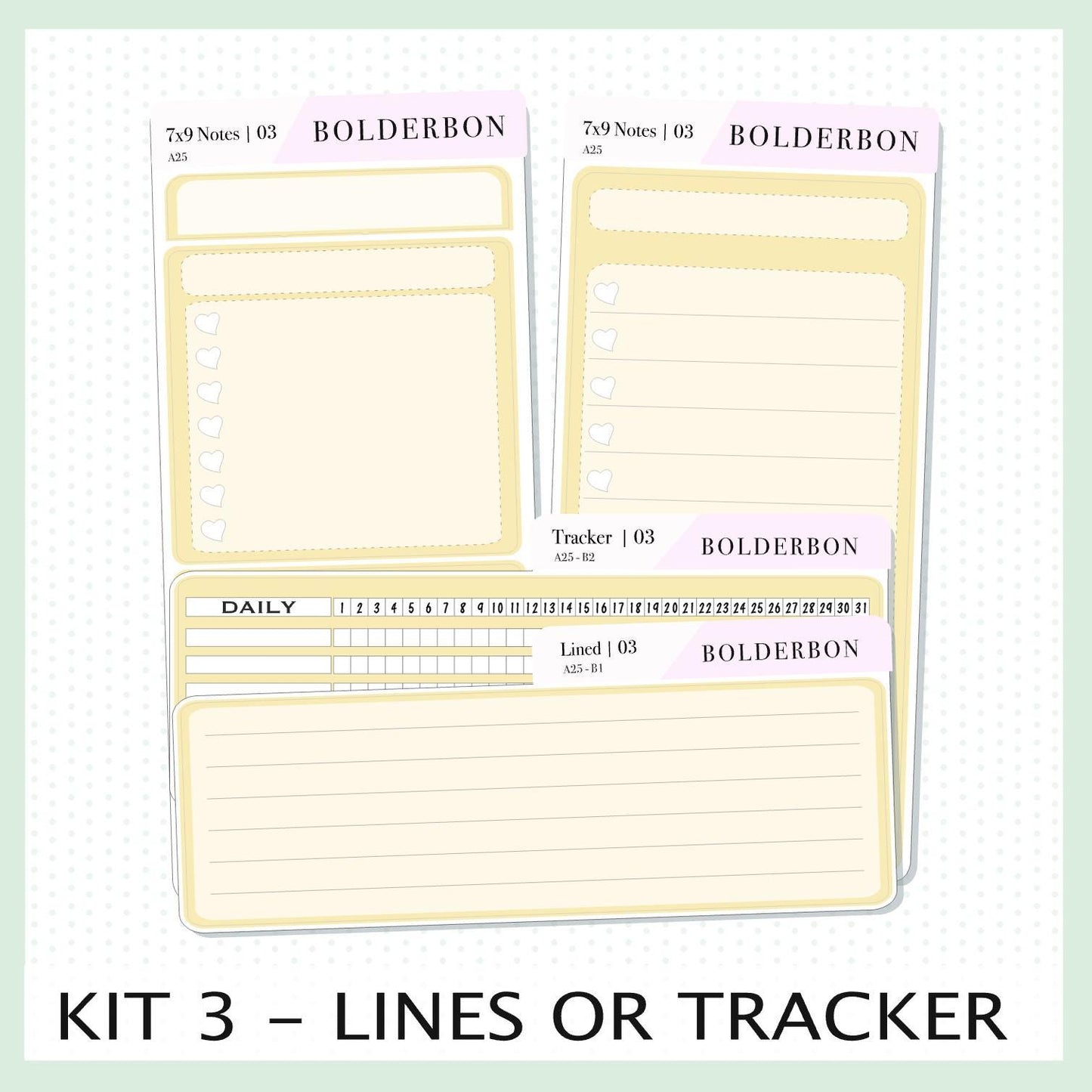 7x9 Notes Kit EC Bouquet || For 2025/2026 Erin Condren Planners • Dashboard • Vertical • Daily Duo • Hourly • Compact Vertical • Horizontal