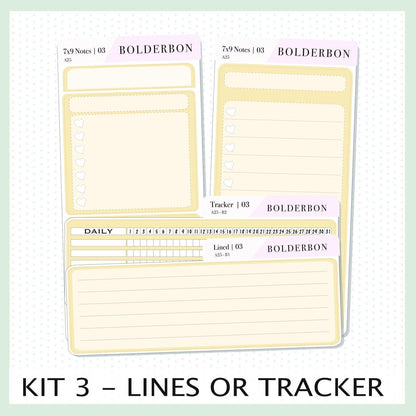 7x9 Notes Kit EC Bouquet || For 2025/2026 Erin Condren Planners • Dashboard • Vertical • Daily Duo • Hourly • Compact Vertical • Horizontal