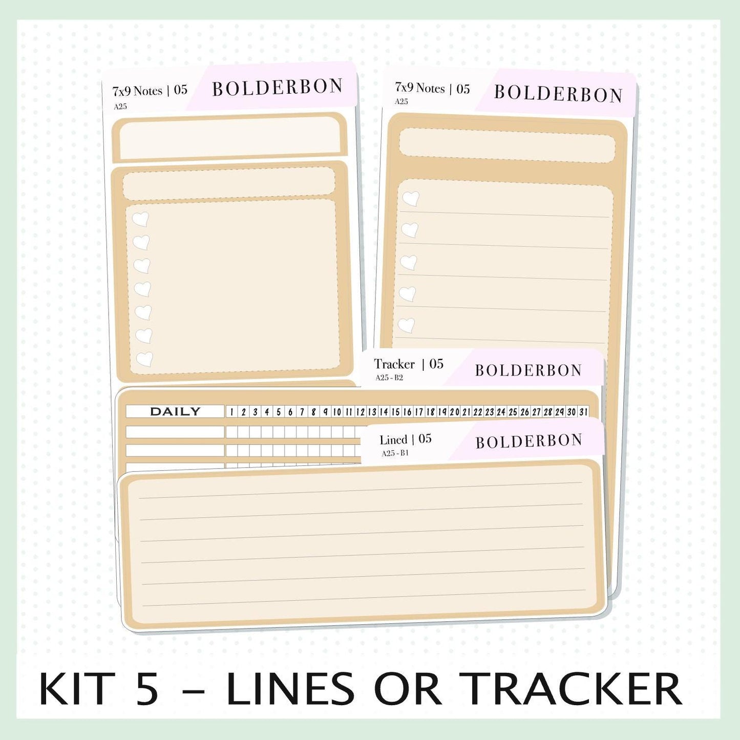 7x9 Notes Kit EC Bouquet || For 2025/2026 Erin Condren Planners • Dashboard • Vertical • Daily Duo • Hourly • Compact Vertical • Horizontal