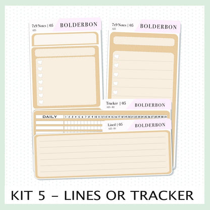 7x9 Notes Kit EC Bouquet || For 2025/2026 Erin Condren Planners • Dashboard • Vertical • Daily Duo • Hourly • Compact Vertical • Horizontal