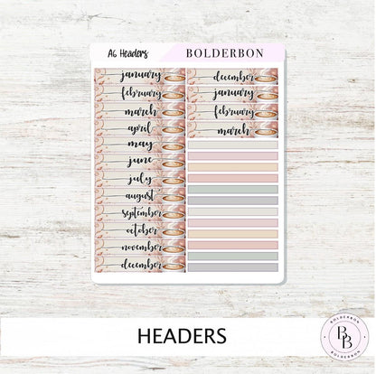2026 A6 HOBONICHI Index - Aesthetic || Monthly Headers, Calendar Stickers, Year At A Glance, Hobonichi Techo Original, Hon, Avec, Day Free
