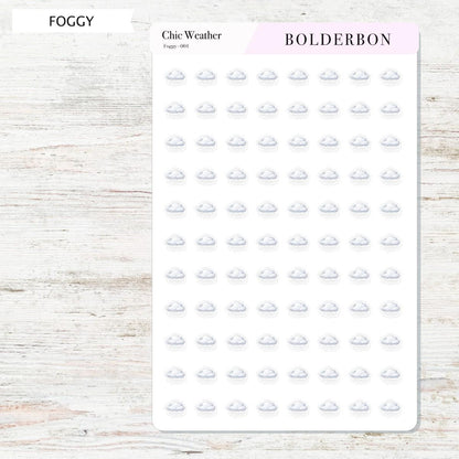 Chic Weather Icons || Planner Stickers, Elegant, Forecast Stickers